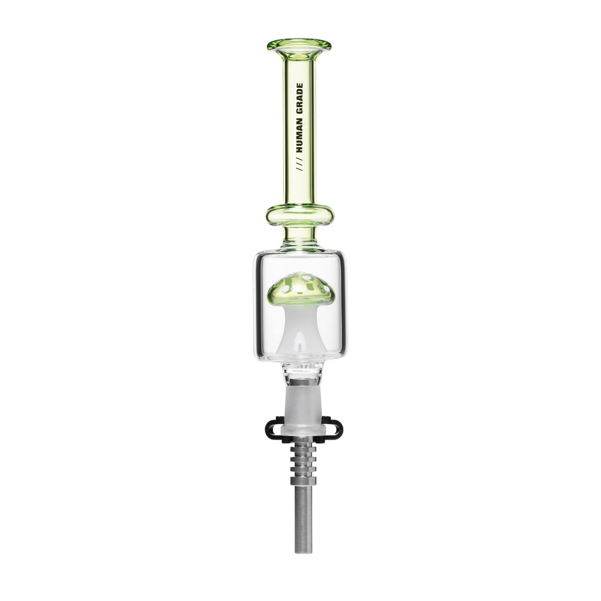 Human Grade - Glass Mushroom Nectar Collector - Green