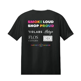 Limited Edition Black NRC Pride 2025 T-Shirt By Nature's Remedy Cannabis - 2XL