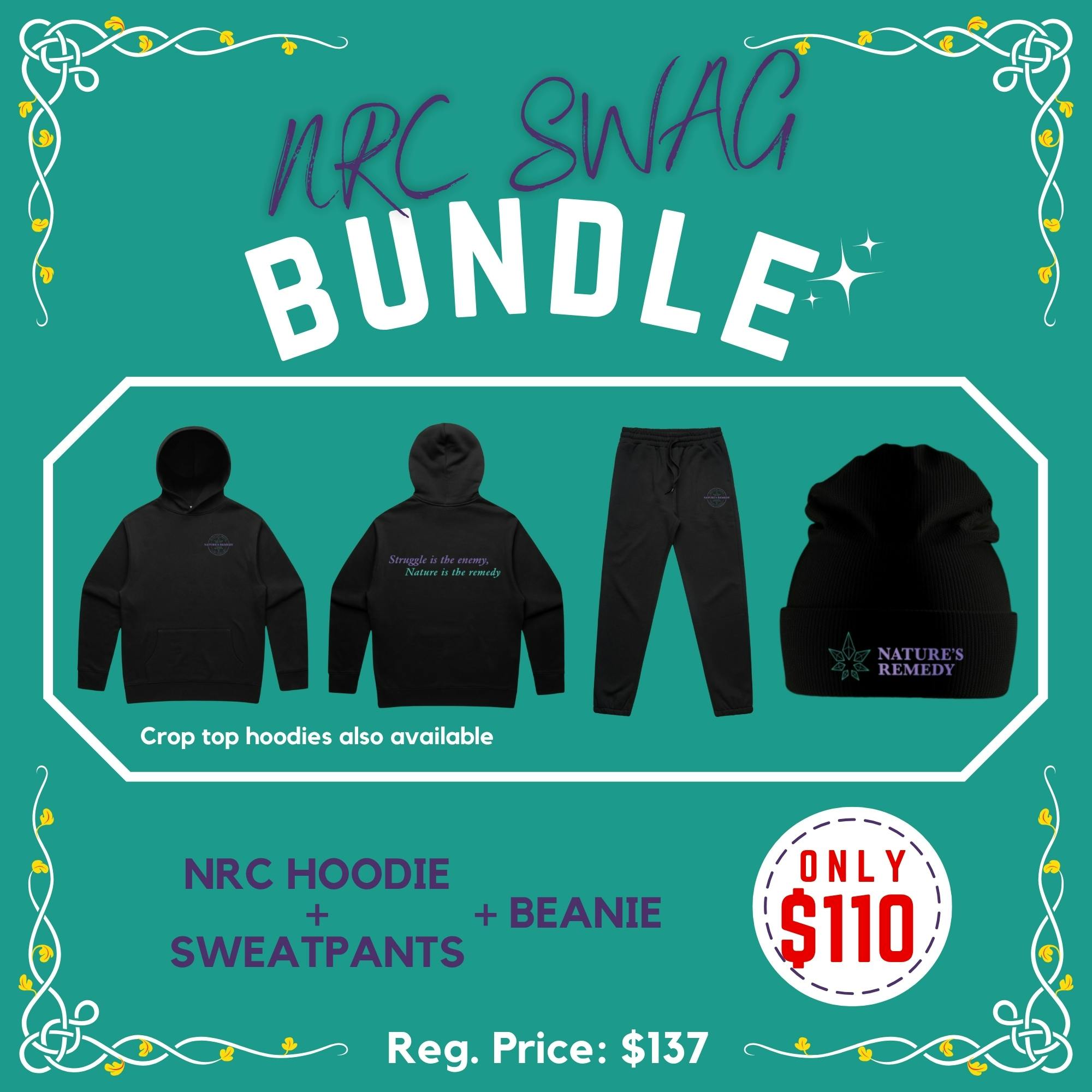 $110 NRC Hoodie + Sweatpants + Beanie Bundle