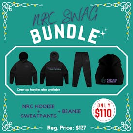 $110 NRC Hoodie + Sweatpants + Beanie Bundle