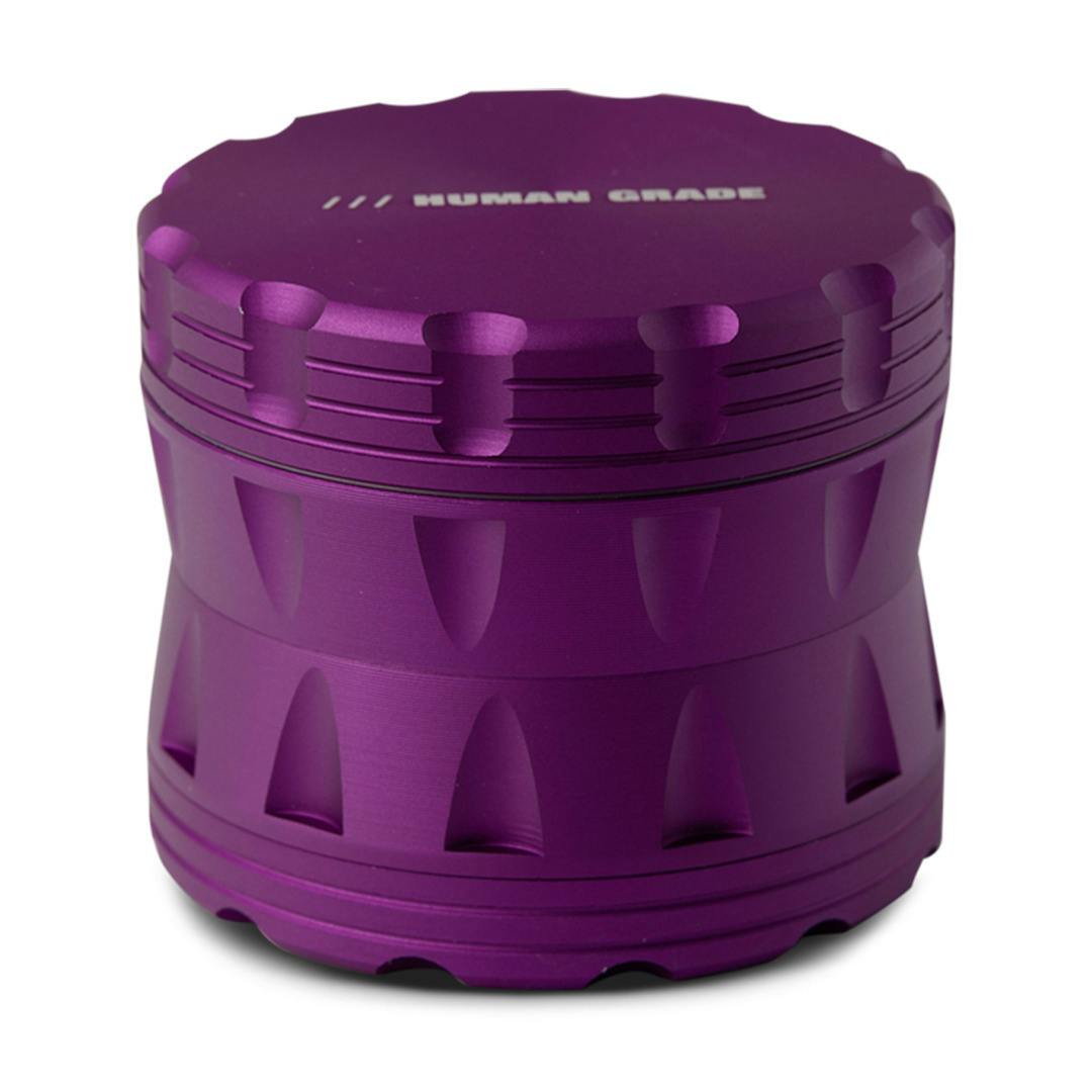 Human Grade - 2.5" 4 Piece Grinder - Assorted Purple Colors