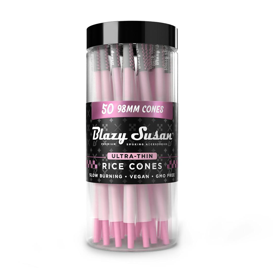 Blazy Susan - Ultra Thin Pink 98mm Cones 50 pack