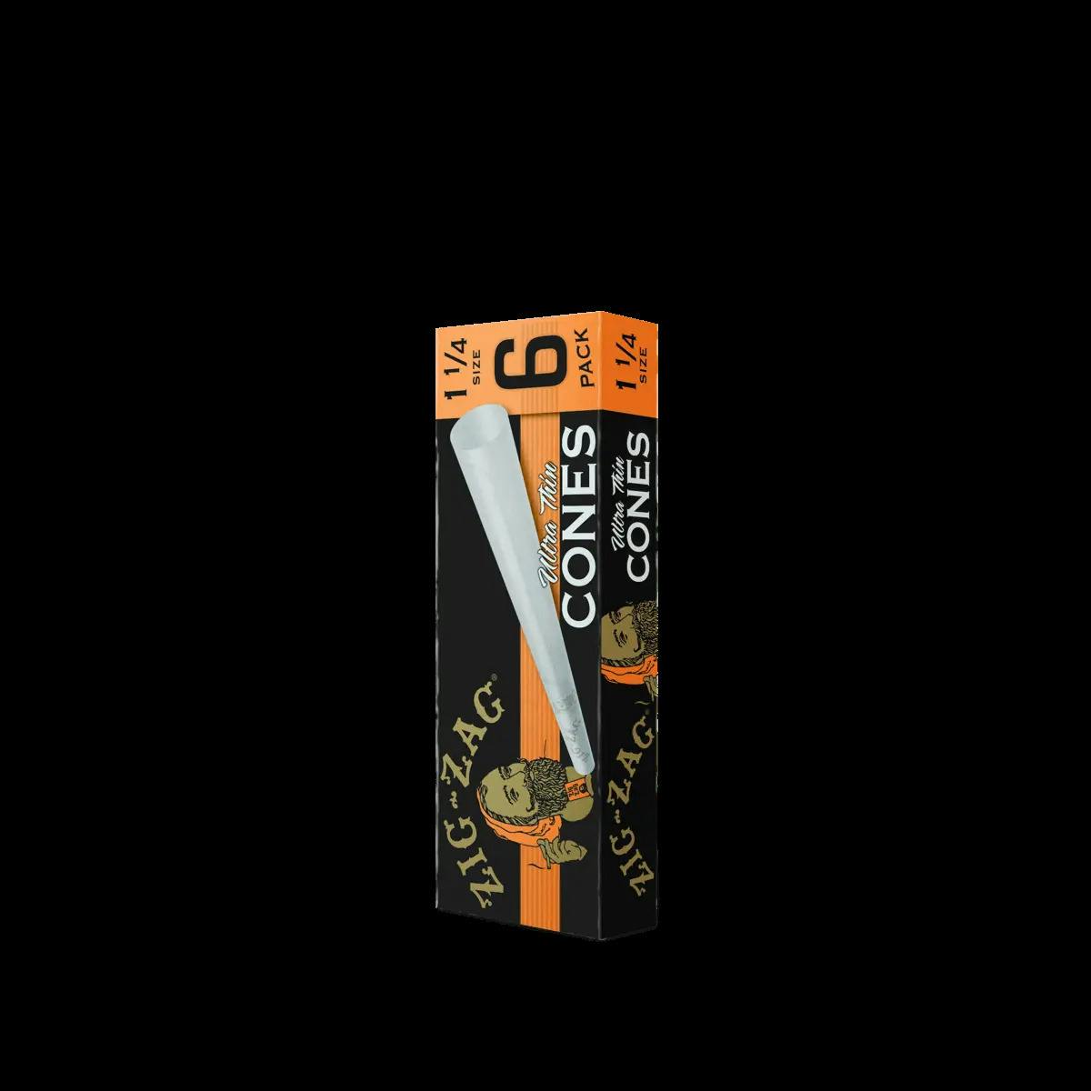 Zig Zag 24 Pack Ultra Thin Cones 1 1/4