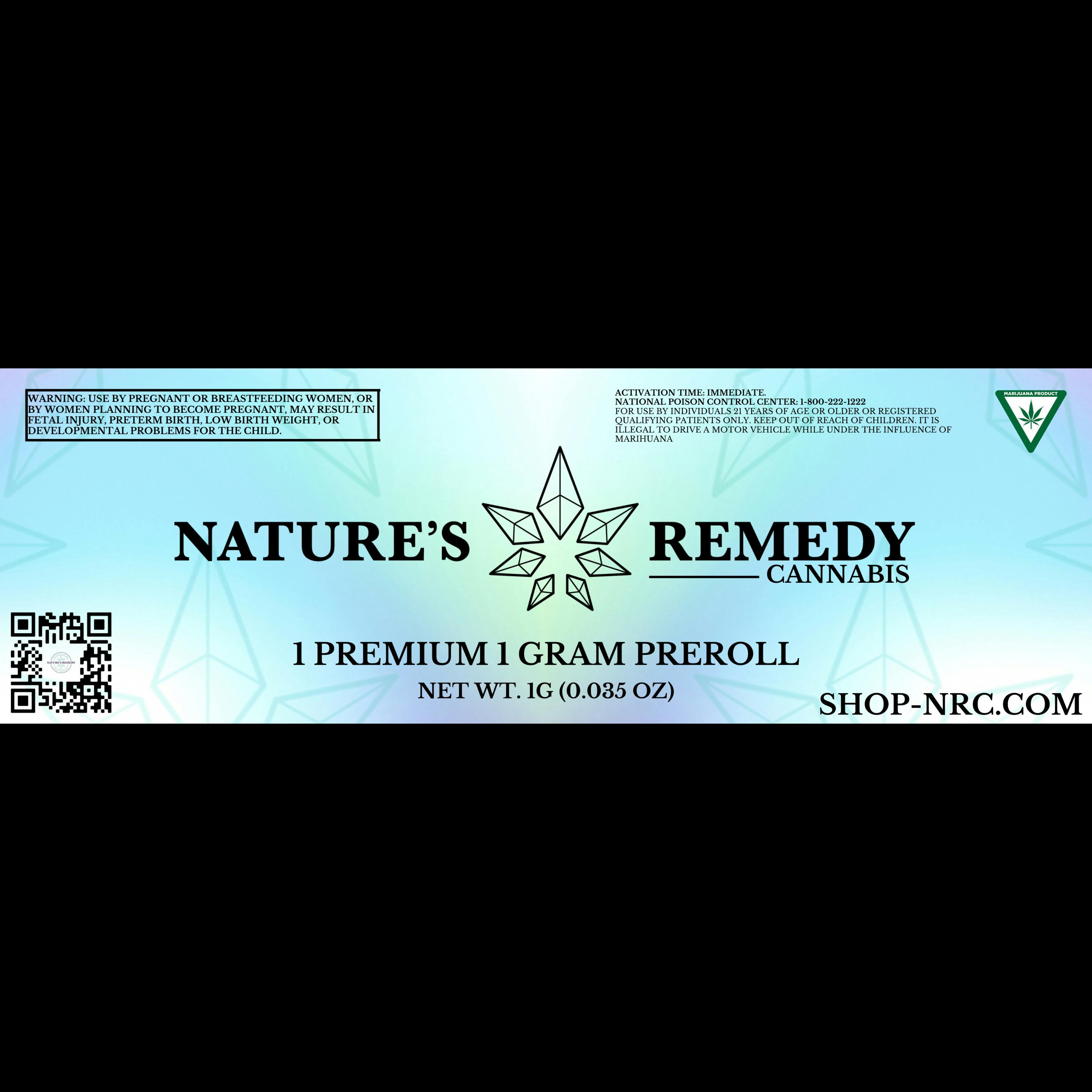 Orange Drank 1g Preroll By Nature's Remedy