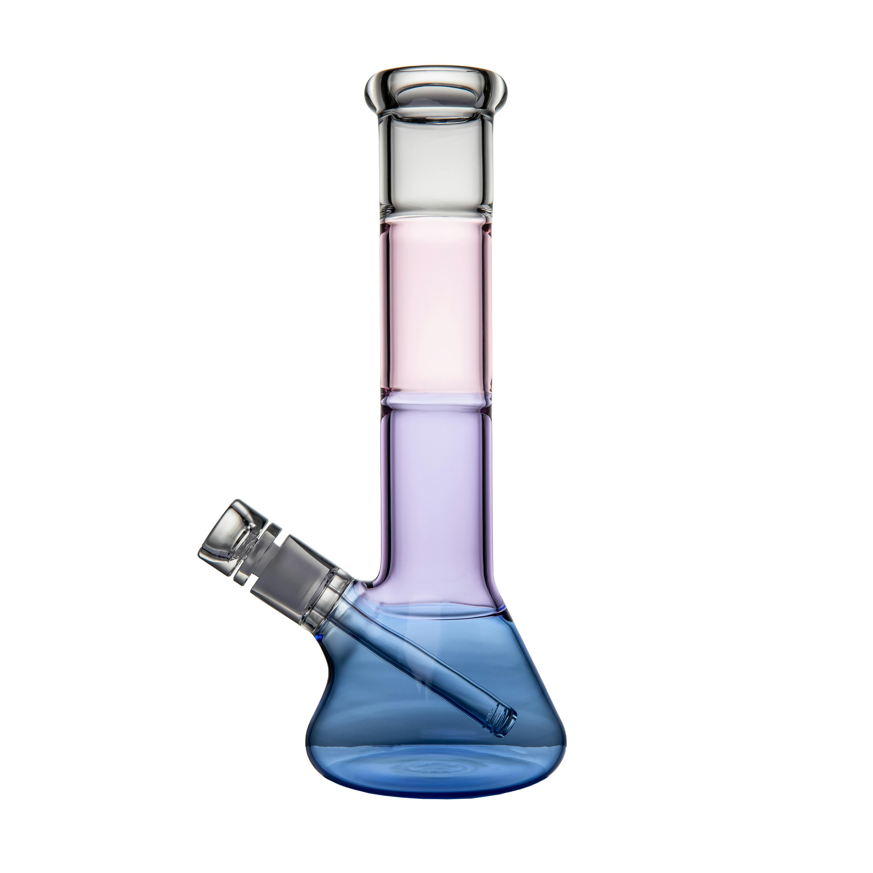 Big Fun - 12" Tricolor Beaker Bong - Sorbet (Purple)