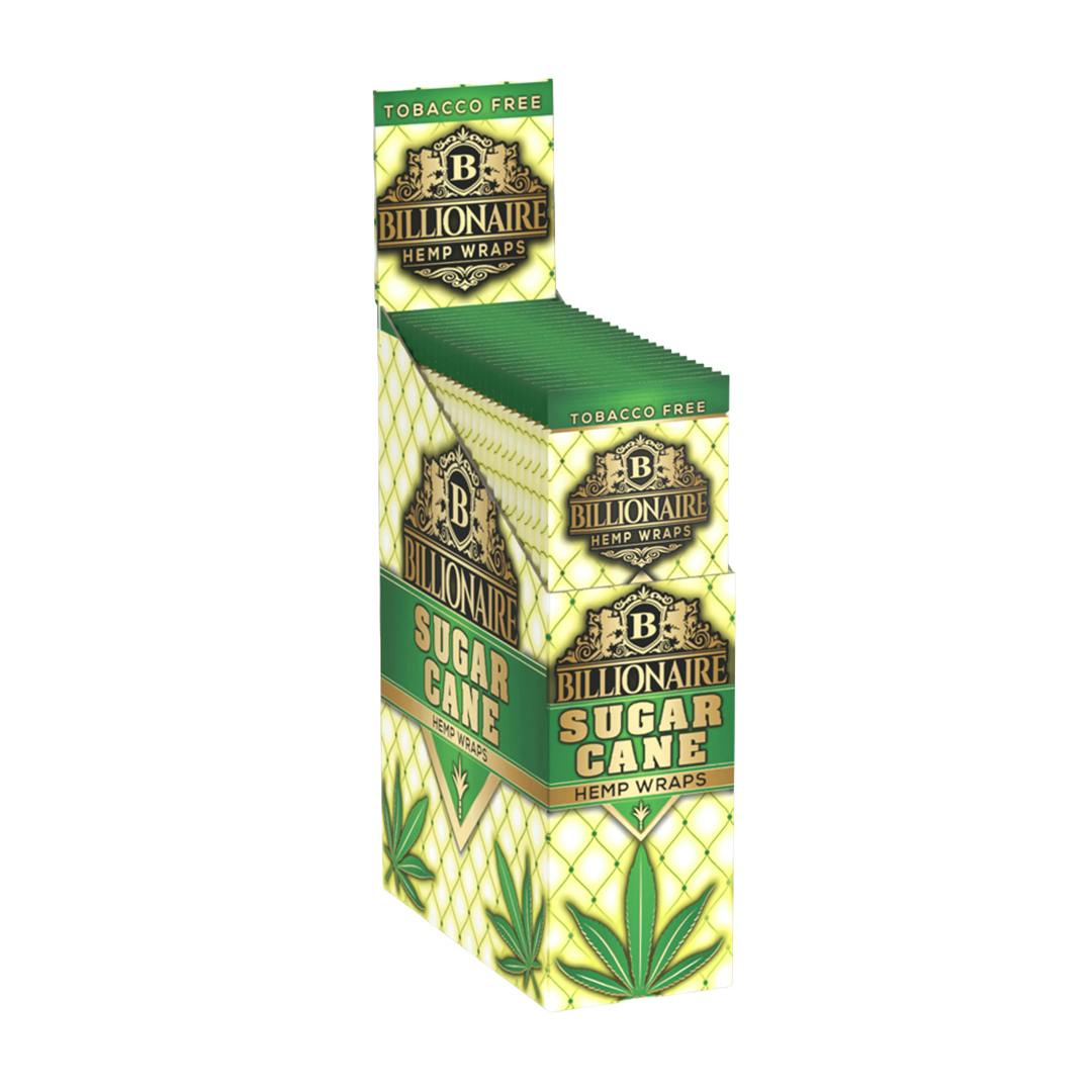 Billionaire Hemp Wraps - 2 Pack Sugar Cane