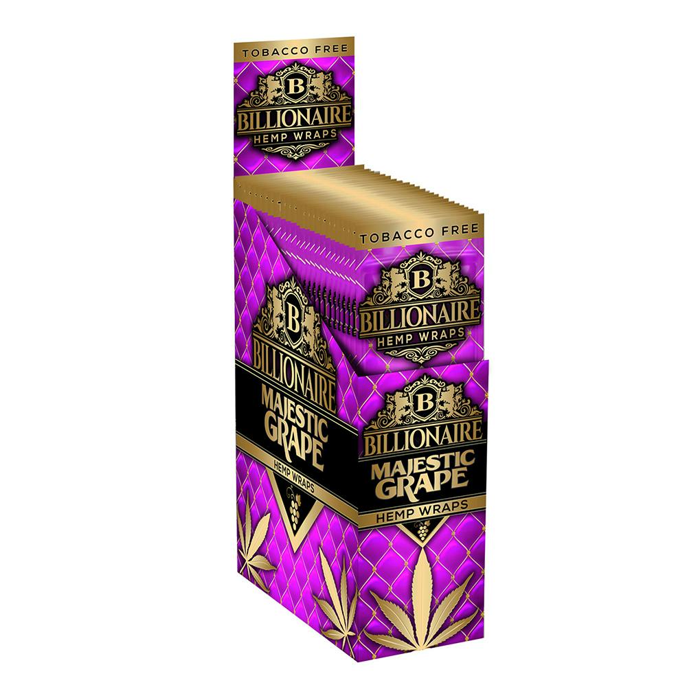 Billionaire Hemp Wraps - 2 Pack Majestic Grape
