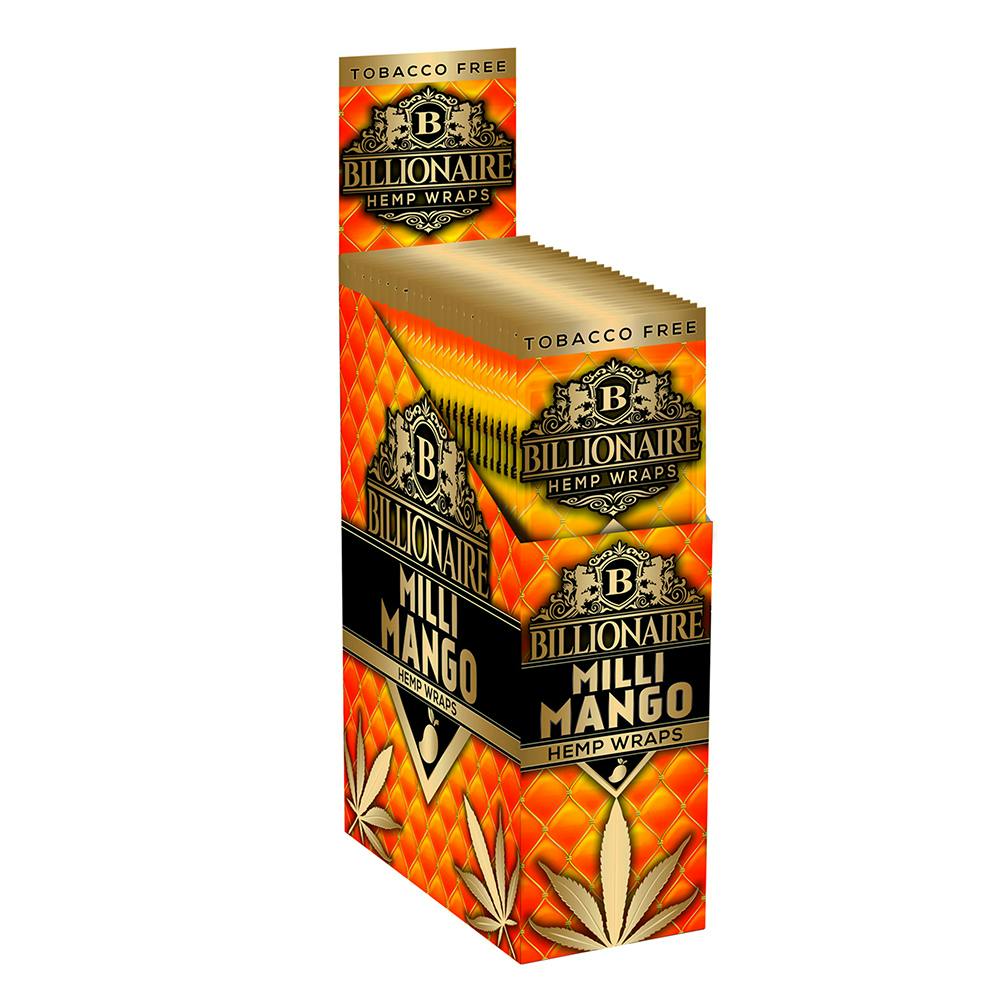 Billionaire Hemp Wraps - 2 Pack Milli Mango