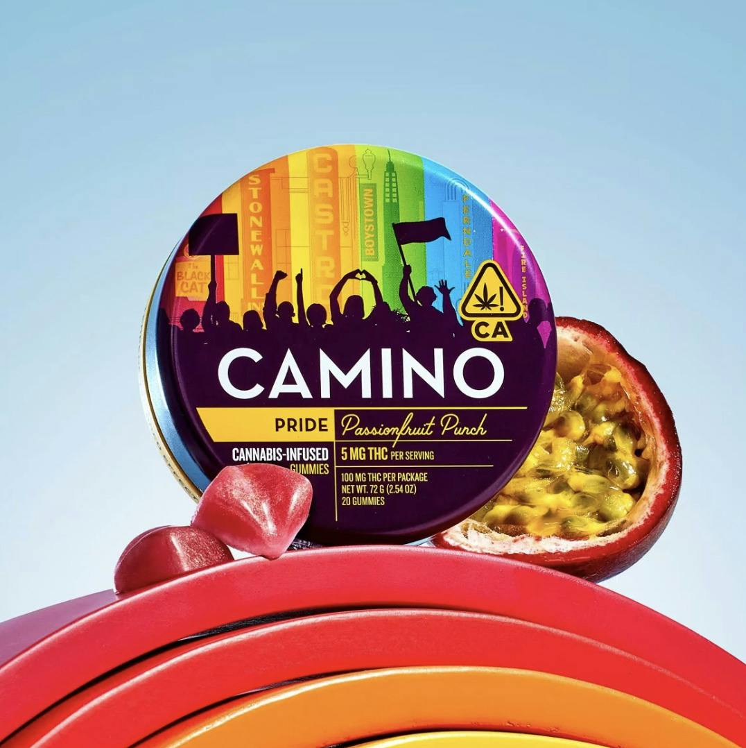 Pride Passionfruit Punch Pride 200mg Gummies by Camino