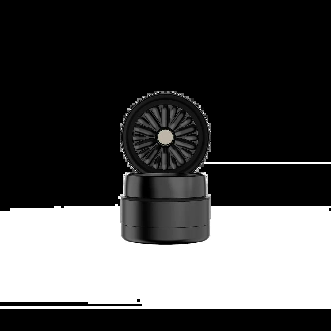 Flower Mill - Black 2 Inch Aluminum Series Grinder