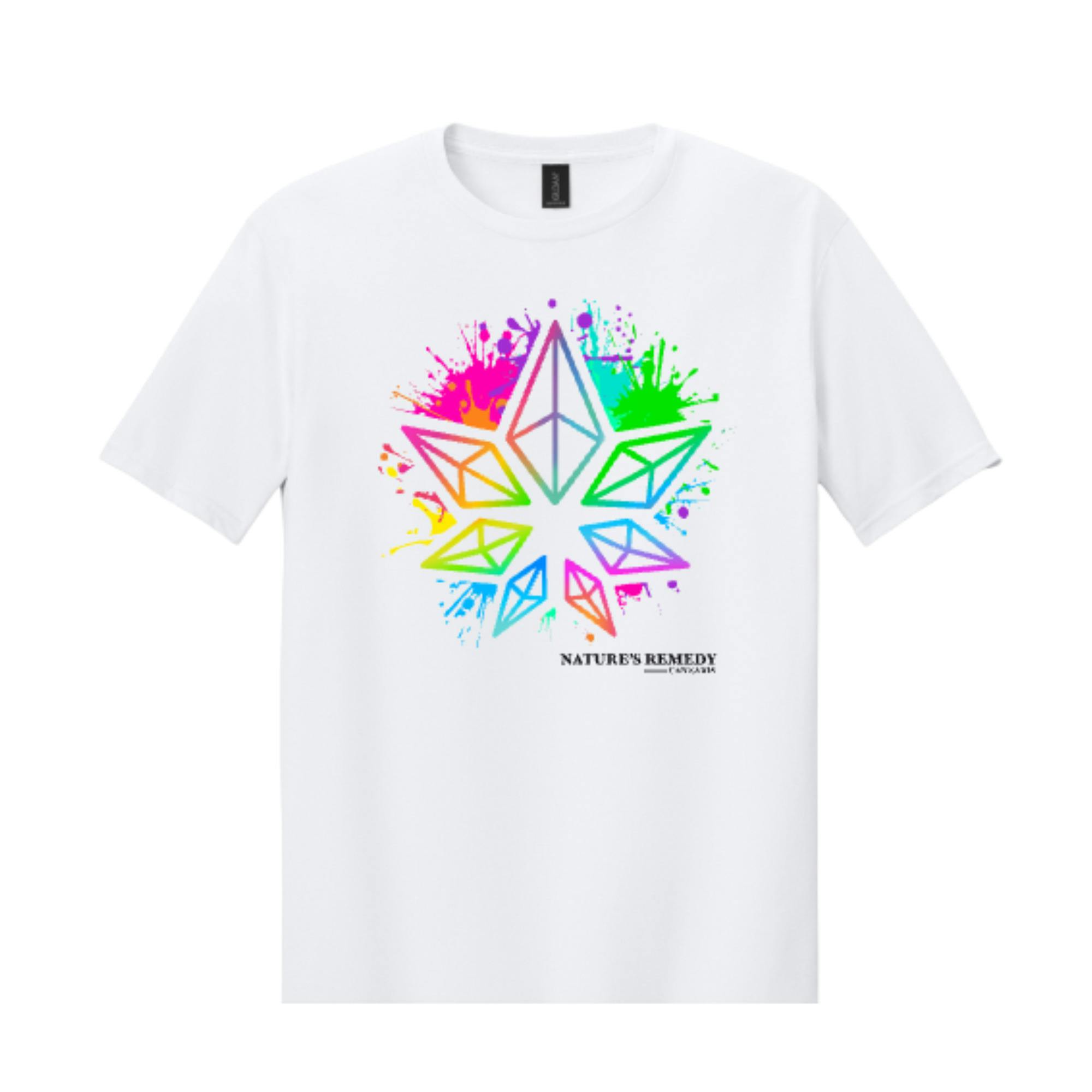 Limited Edition White NRC Pride 2025 T-Shirt By Nature's Remedy Cannabis - Medium