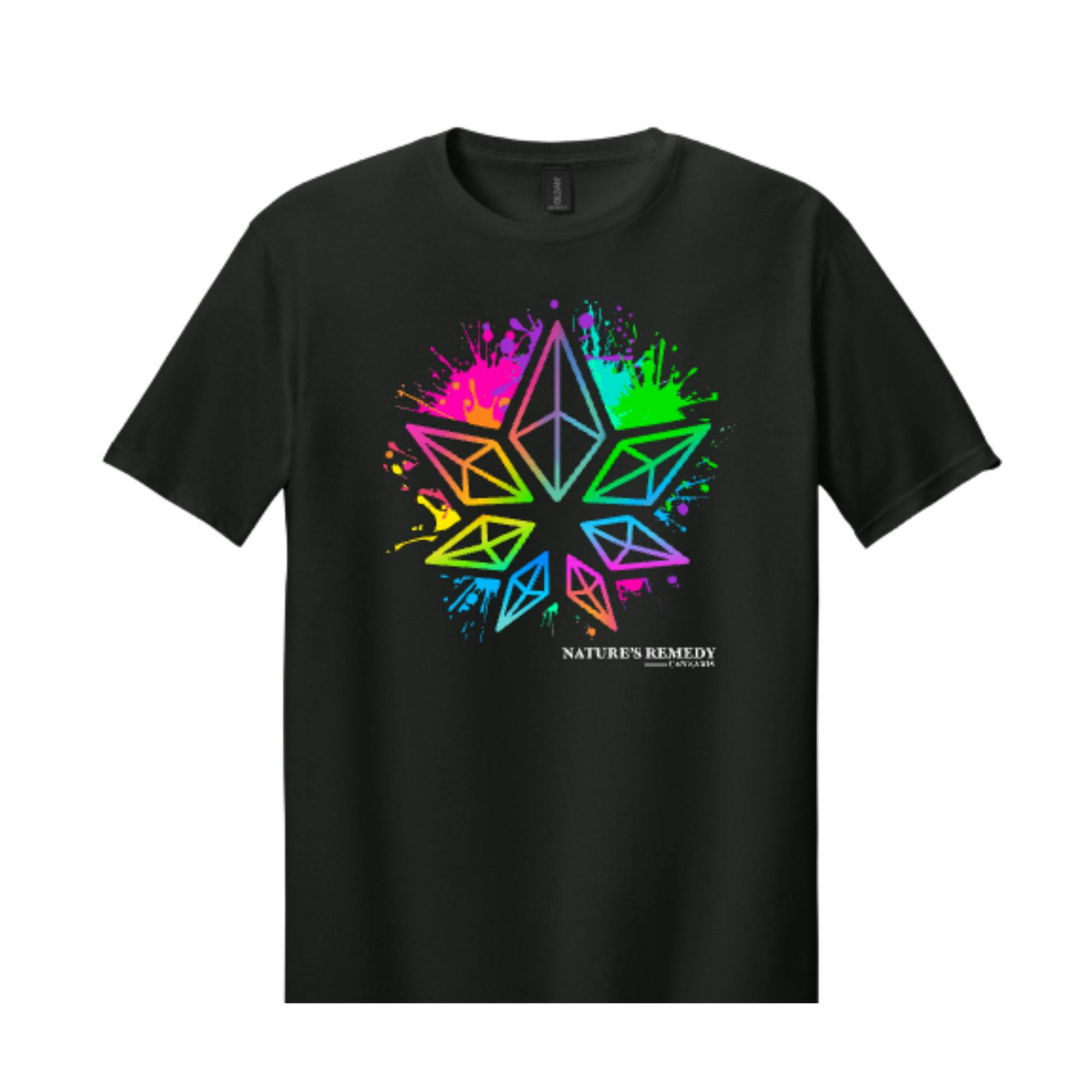 Limited Edition Black NRC Pride 2025 T-Shirt By Nature's Remedy Cannabis - Small