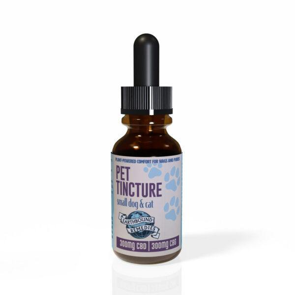 1:1 Pet Tincture for Small Dog & Cat 300mgCBG:300mgCBG by Earthbound Remedies