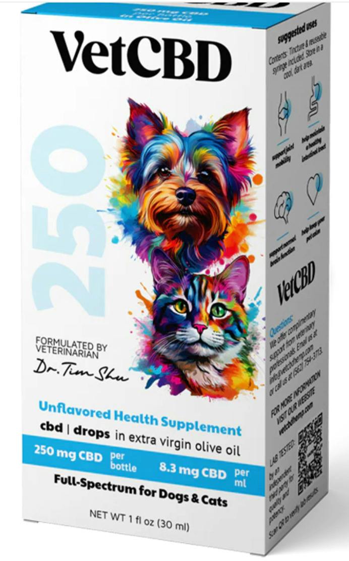 Standard Formula 500mg CBD Pet Tincture by VetCBD