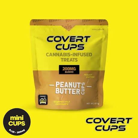 Hazy Nut 200mg Hash Rosin Covert Cups by Covert Cups