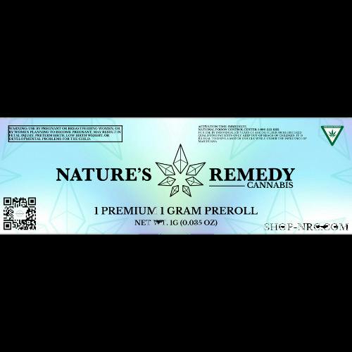 Oreoz 1g Preroll by Nature's Remedy