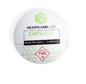 Heartland Labs: Capsules | FECO Capsules | 50mg ea | 100mg | 2pk