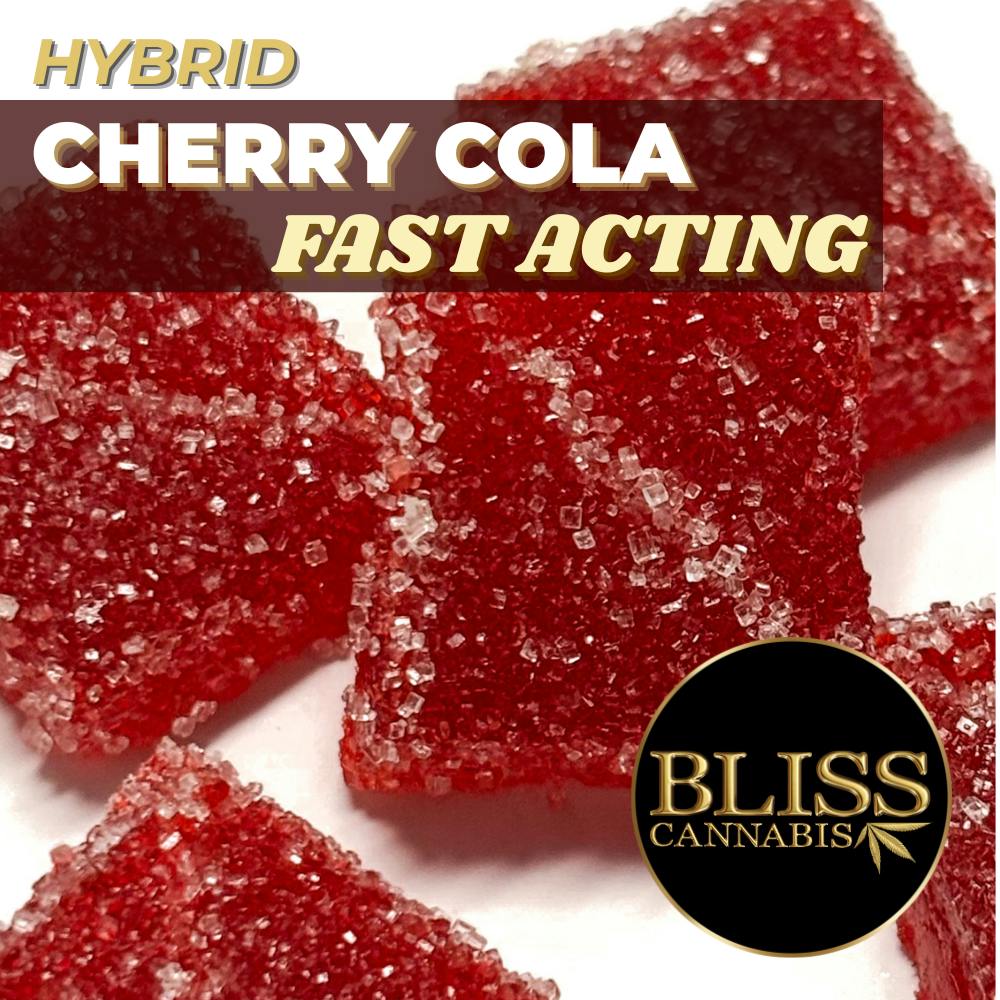 Bliss Fast Acting Cherry Cola Hybrid Gummies