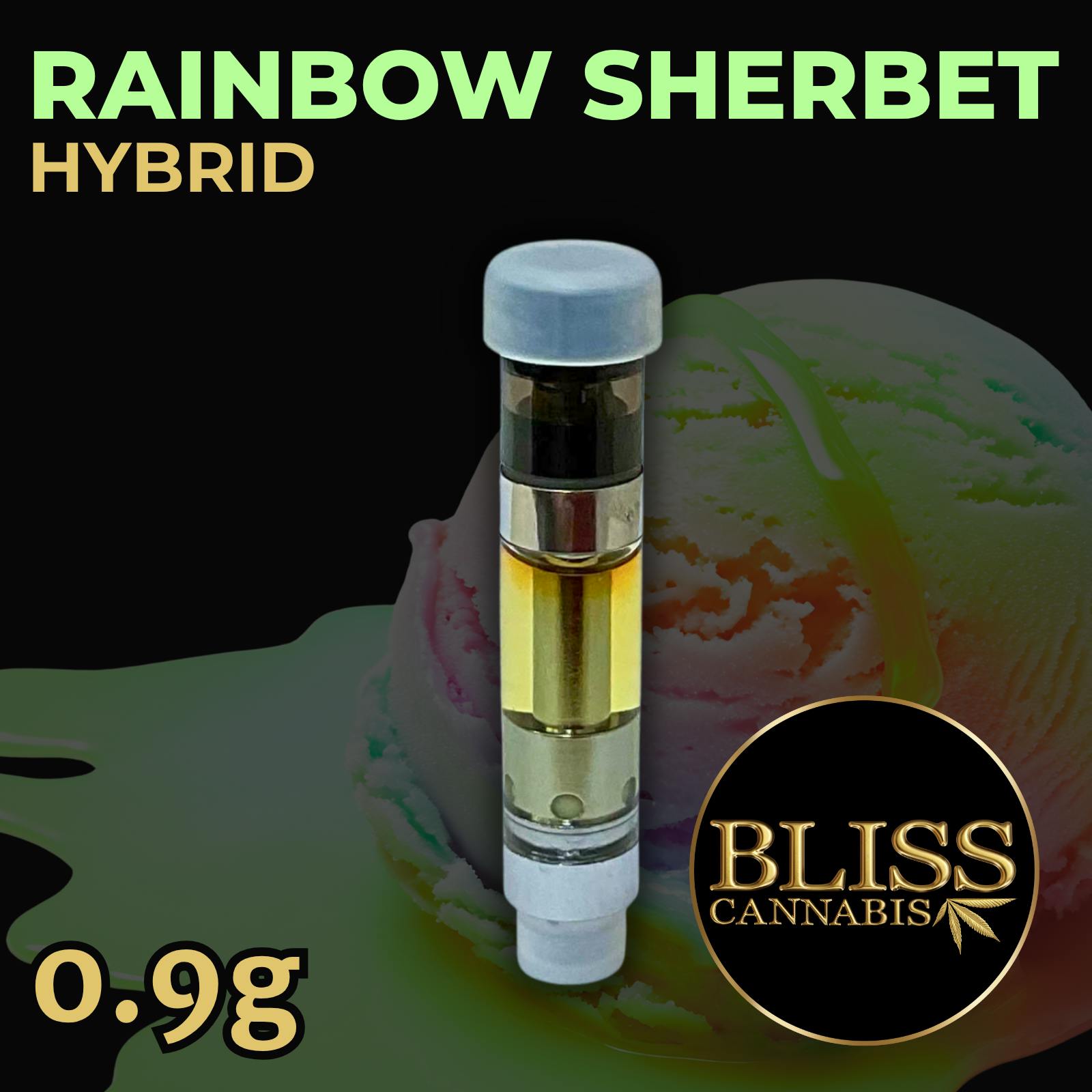 BLISS Rainbow Sherbet .9g Cartridge