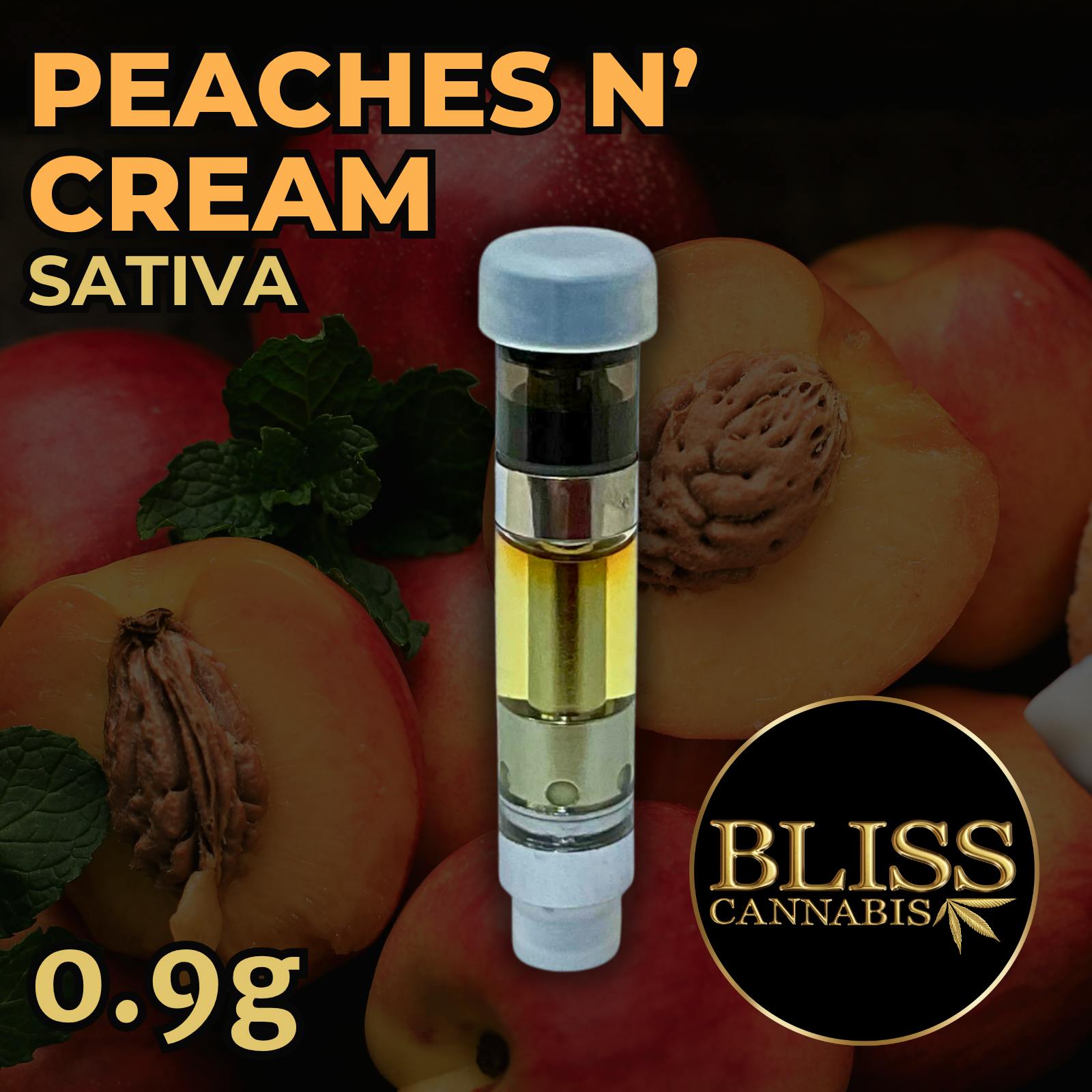 BLISS Peaches N' Cream .9g Cartridge
