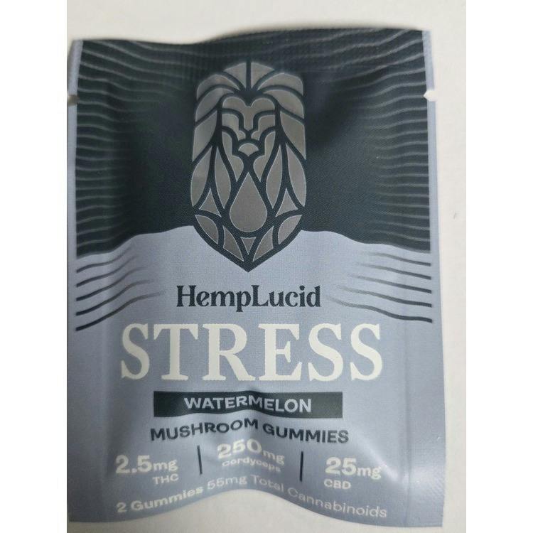 2 PK Mushroom gummies Watermelon stress Reishi & Cordyceps at Greenhouse LLC
