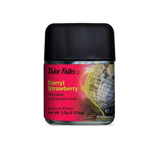 Toke Folks | Darryl Strawberry | 3.5g Jar at DOSHA