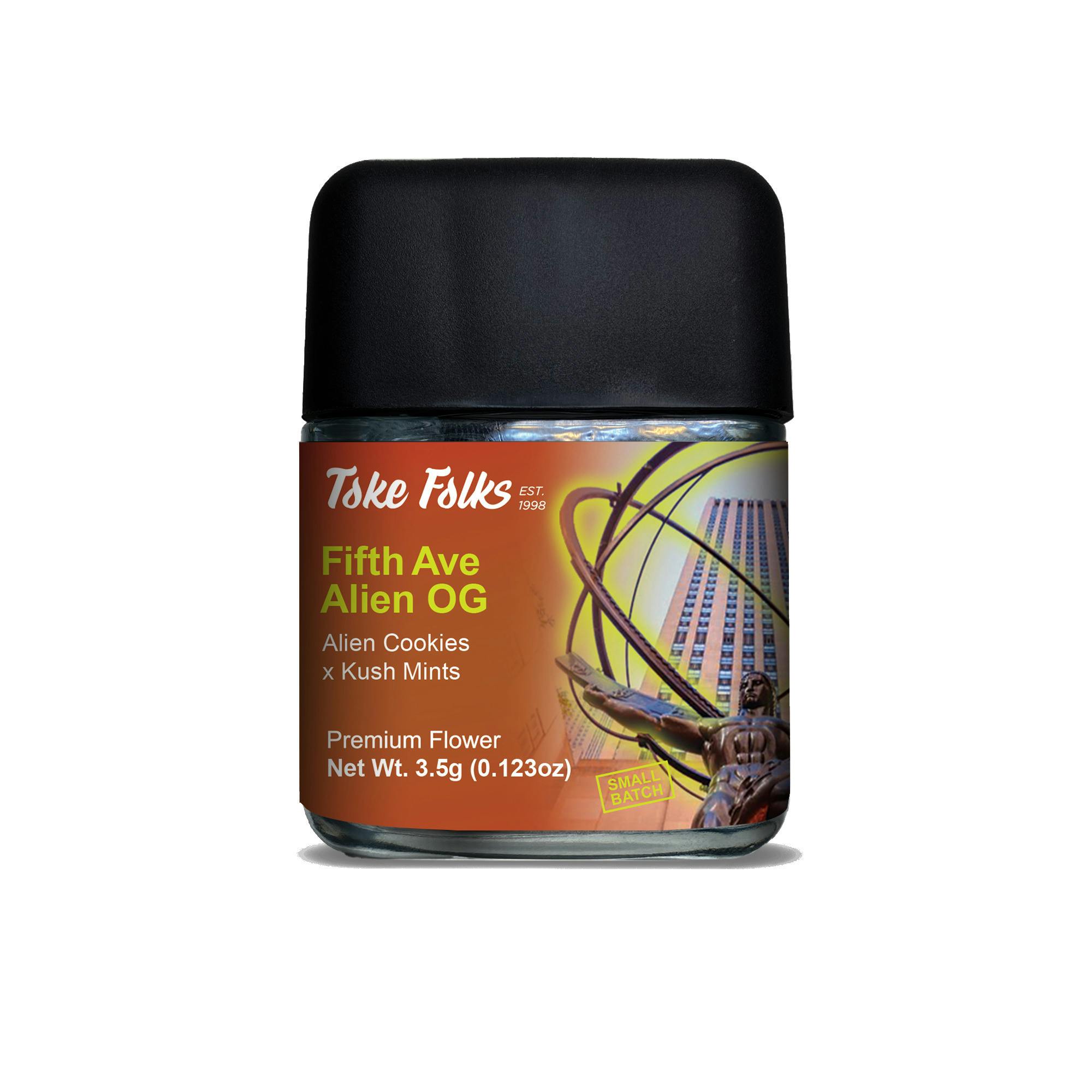 Toke Folks | Fifth Ave Alien OG | 3.5g Jar at DOSHA