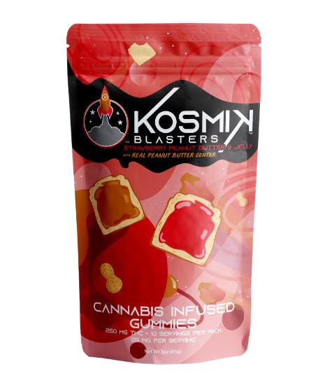Strawberry Peanut Butter & Jelly 250mg Gummies
