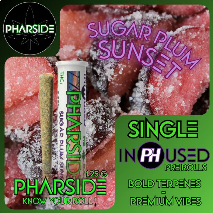 Pharside - Infused Pre-roll - Sugar Plum Sunset 1.25g by Pharside