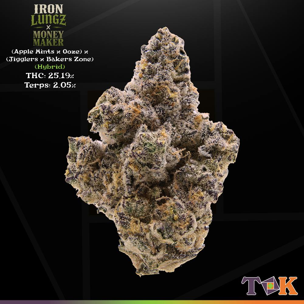 Iron Lungz x Money Maker 7 Grams Big Buds - T.O.K.