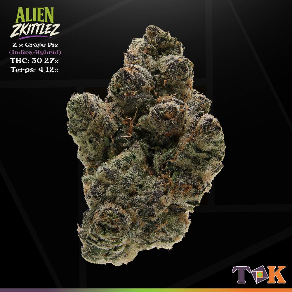 Alien Zkittlez 7 Grams Big Buds - T.O.K.