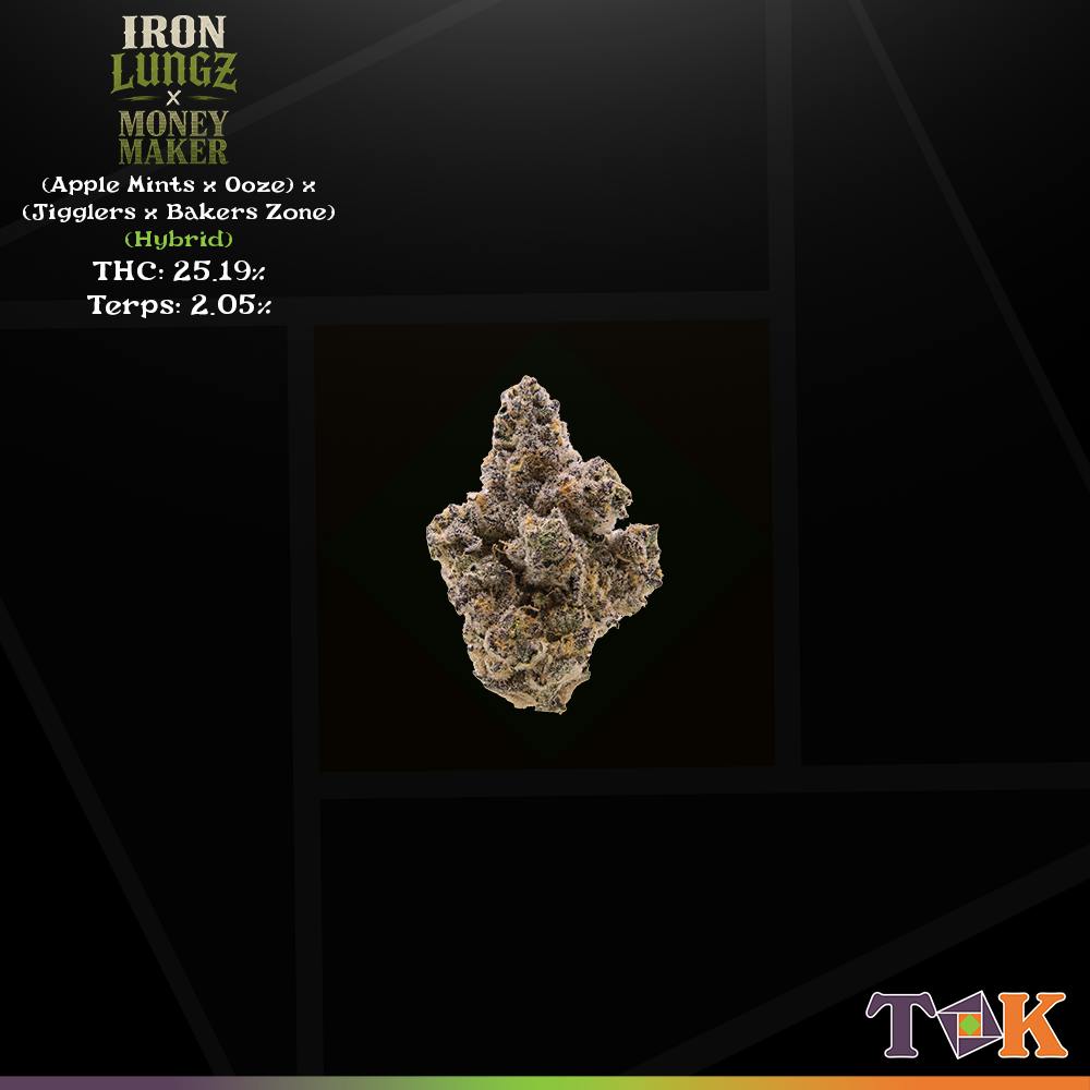 Iron Lungz x Money Maker 7 Grams Small Buds - T.O.K.