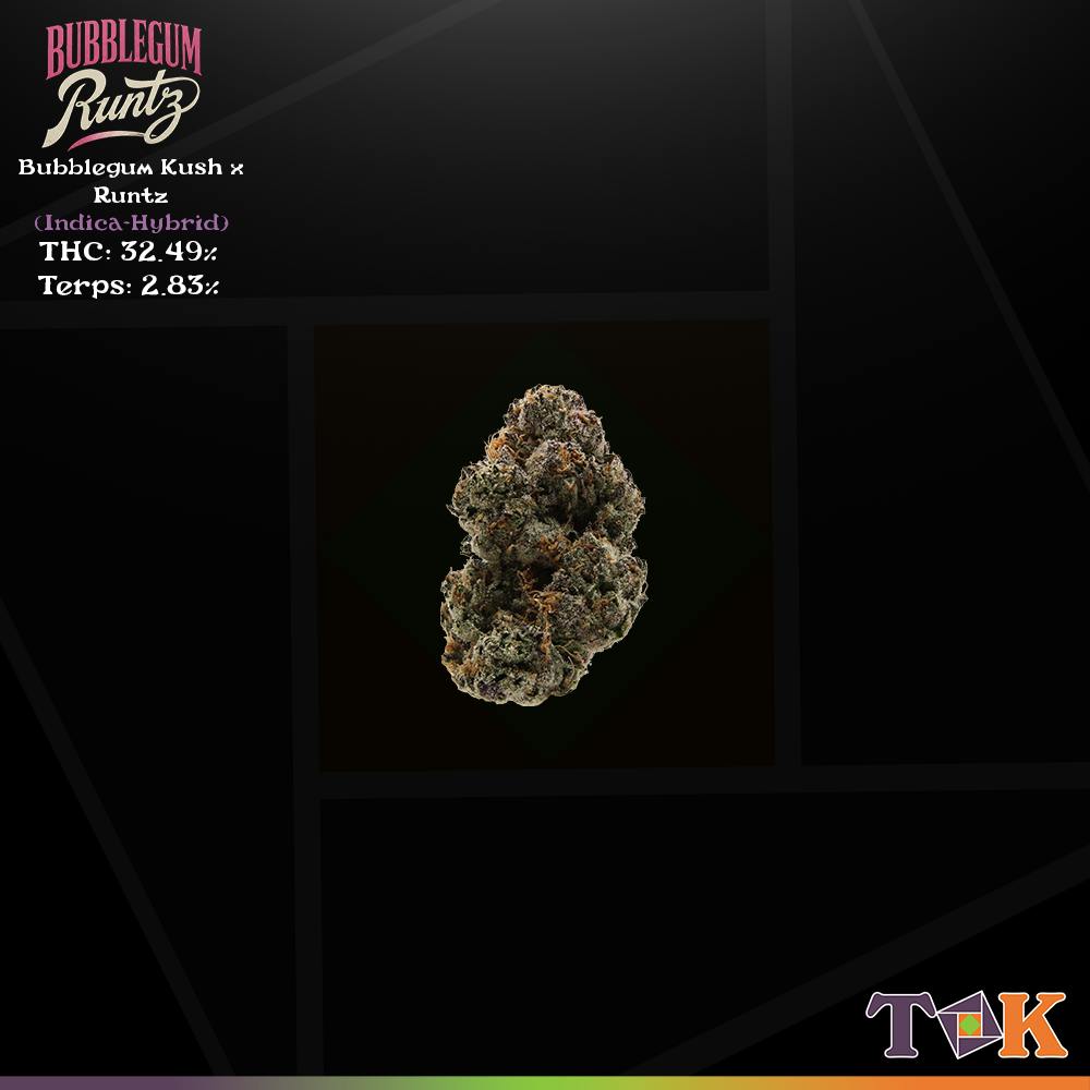 Bubblegum Runtz 14 Grams Small Buds - T.O.K.