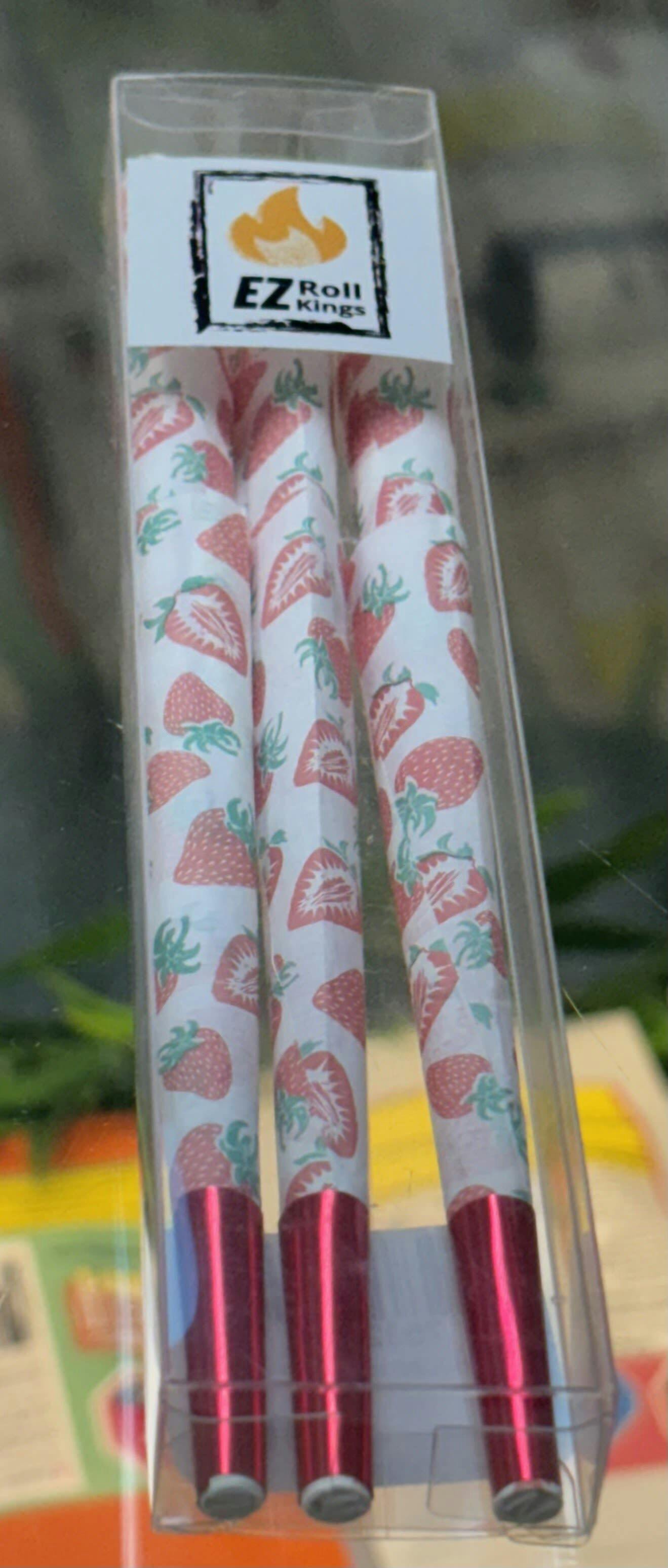 EZ ROLL KINGS - STRAWBERRY CONES - 9 PACK