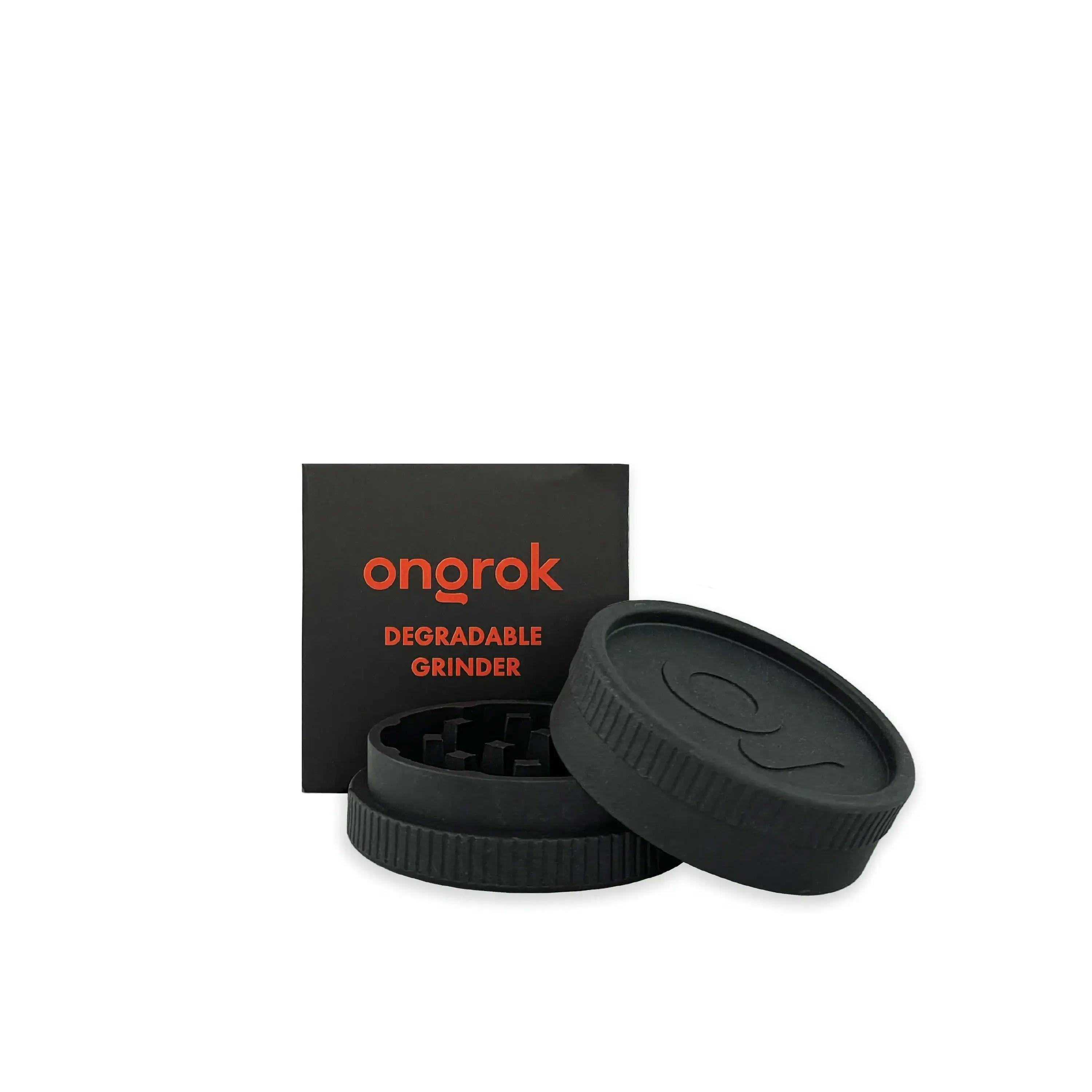 ONGROK- HEMP - BIODEGRADABLE GRINDER (BLACK)