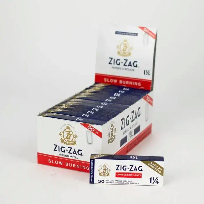 ZIG ZAG Unbleached 1 1/4 Paper with Tips Combo 50c