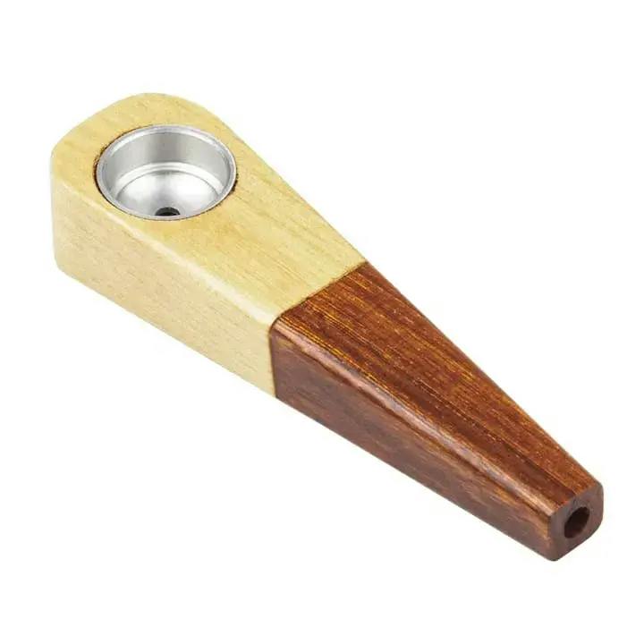 TWO TONE WOODEN PIPE