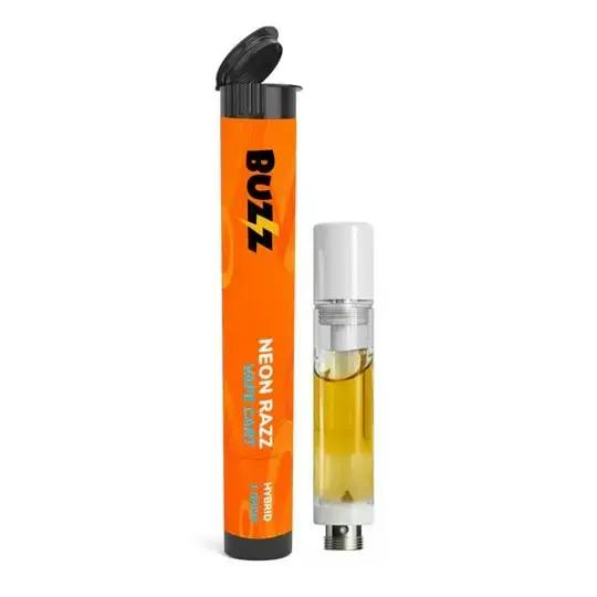 BUZZ- NEON RAZZ VAPE CART- 1G