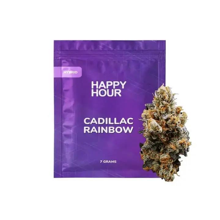 HAPPY HOUR- CADILLAC RAINBOW-DRIED FLOWER-7G