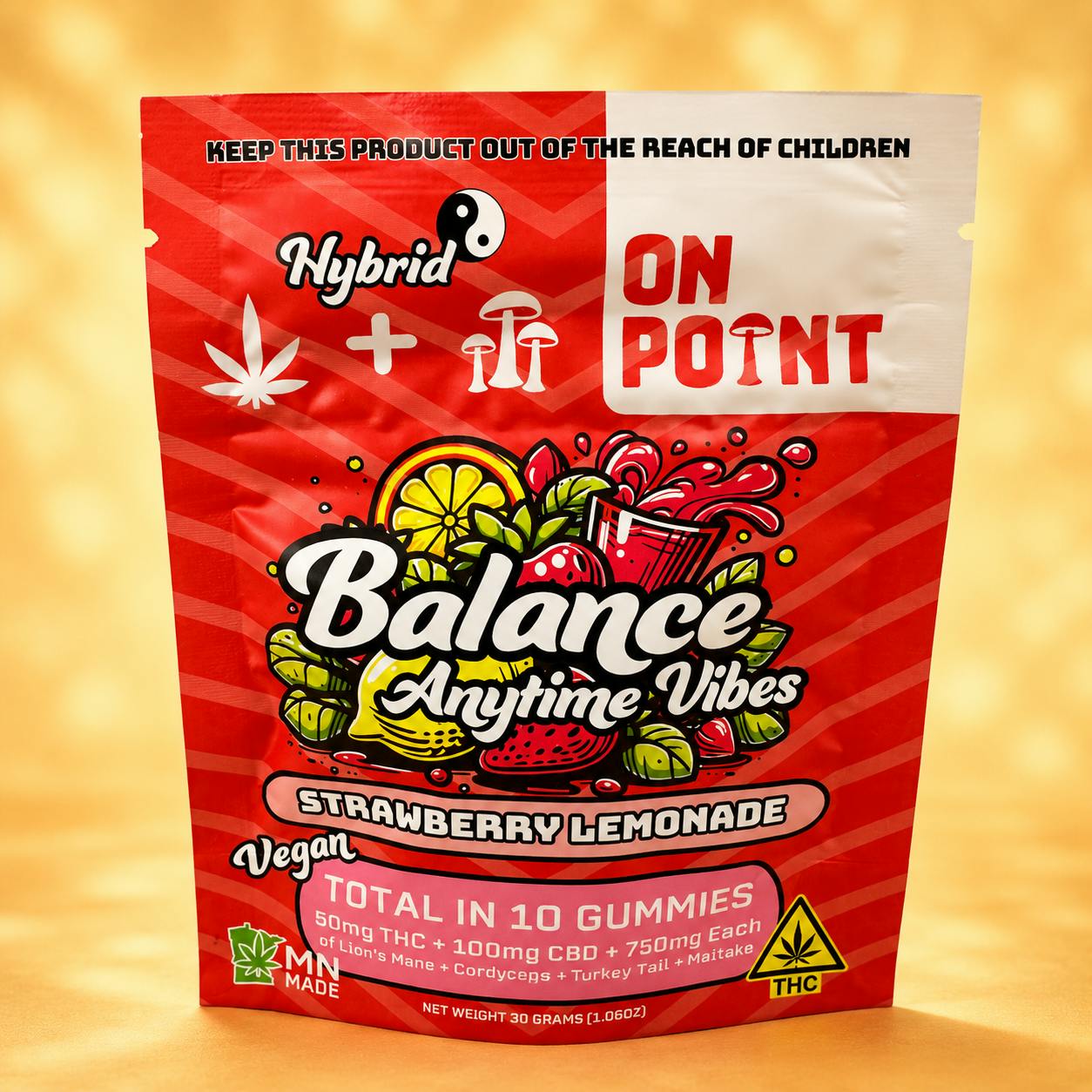 On Point | Strawberry Lemonade | Anytime Hybrid