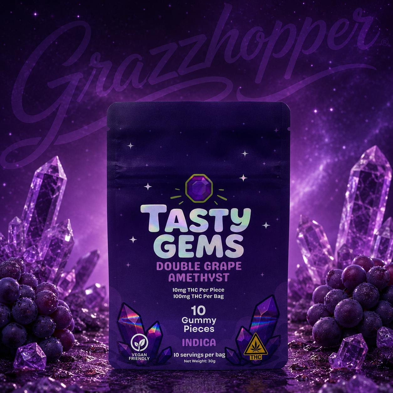 Tasty Gems | Double Grape Amethyst | Indica