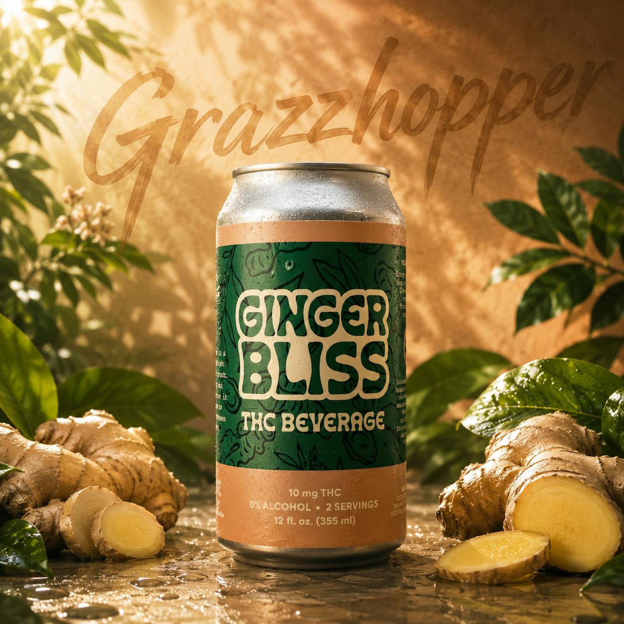 Ginger Bliss | THC 10mg at Grazzhopper