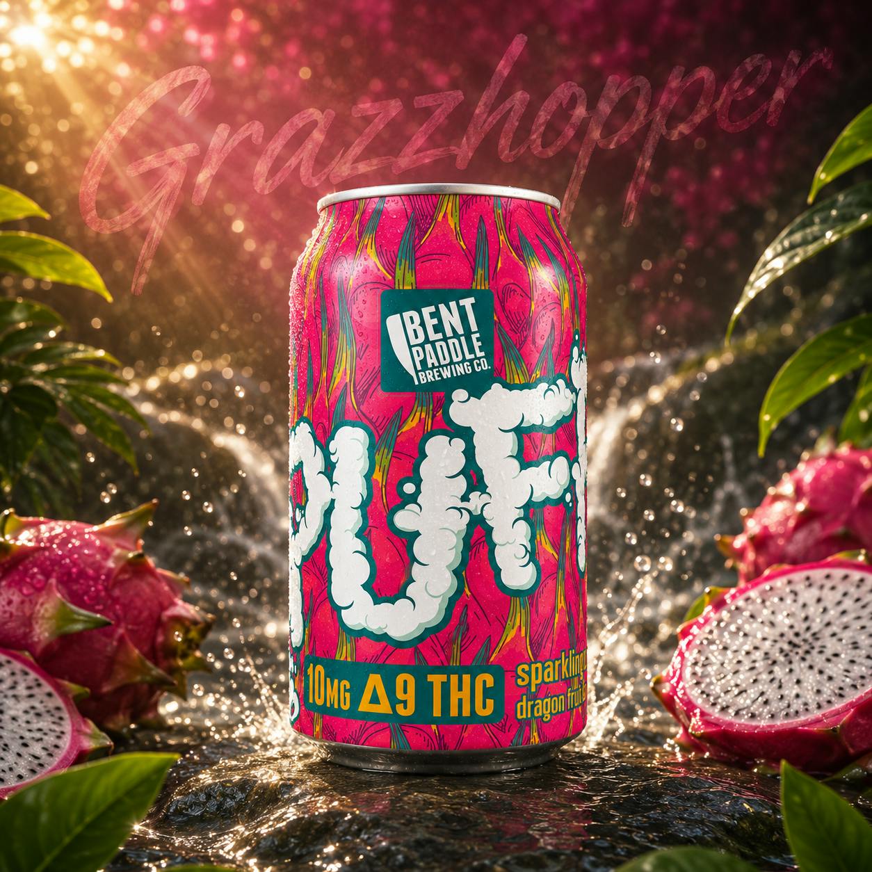 Puff | Dragon Fruit & Pineapple at Grazzhopper