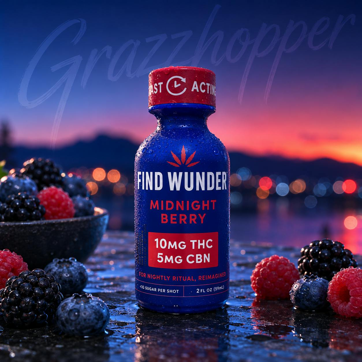 Find Wunder | Midnight Berry Shots at Grazzhopper