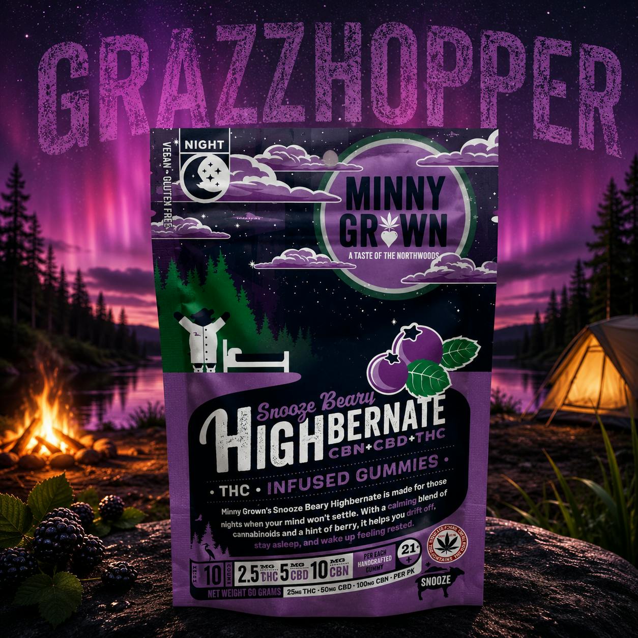 Minny Grown | Snooze Beary | Highbernate
