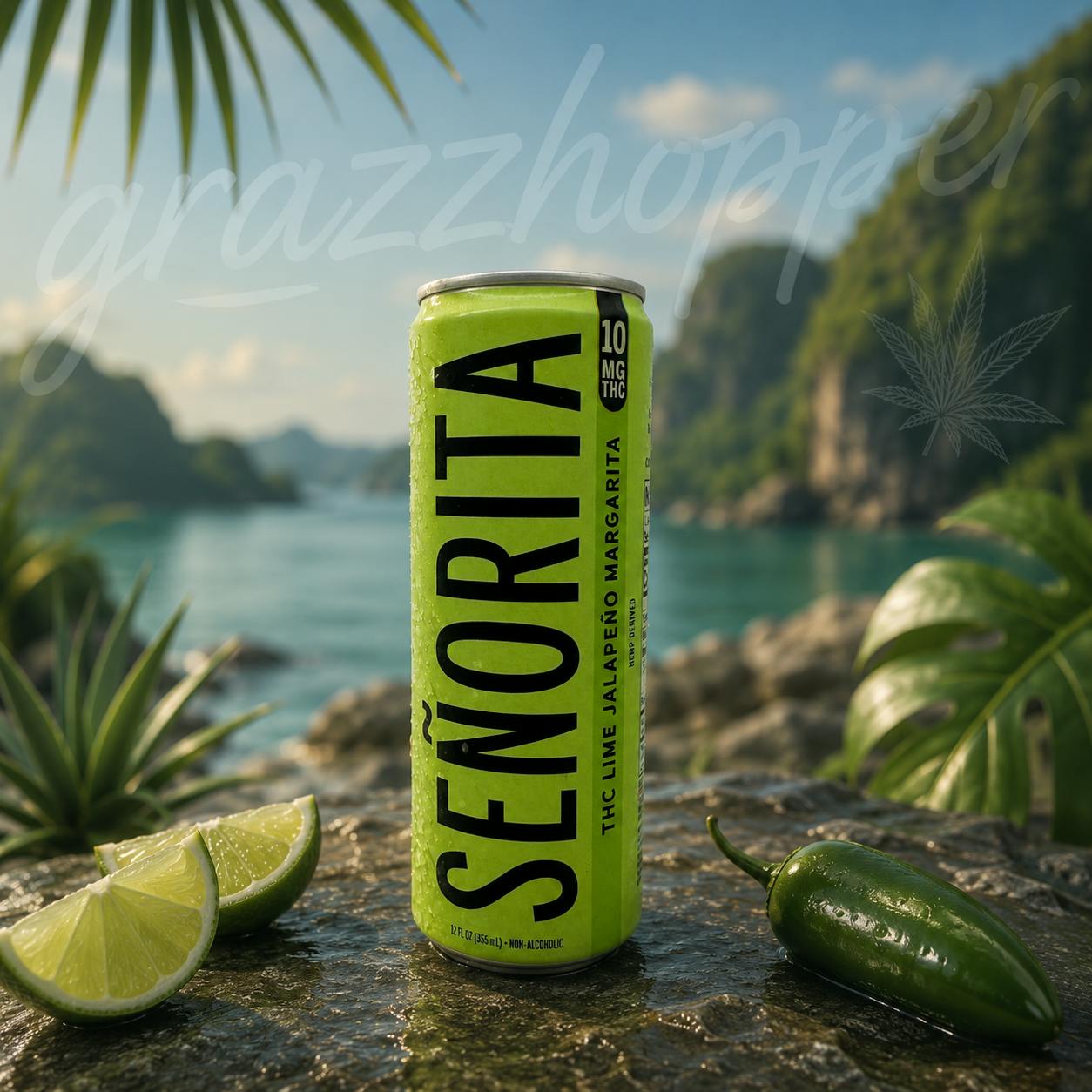 Senorita | Lime Jalapeno Margarita | THC 10mg at Grazzhopper