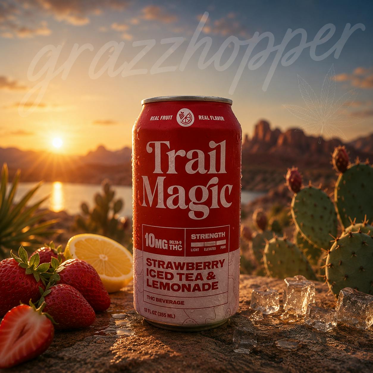 Trail Magic | Strawberry Iced Tea & Lemonade at Grazzhopper