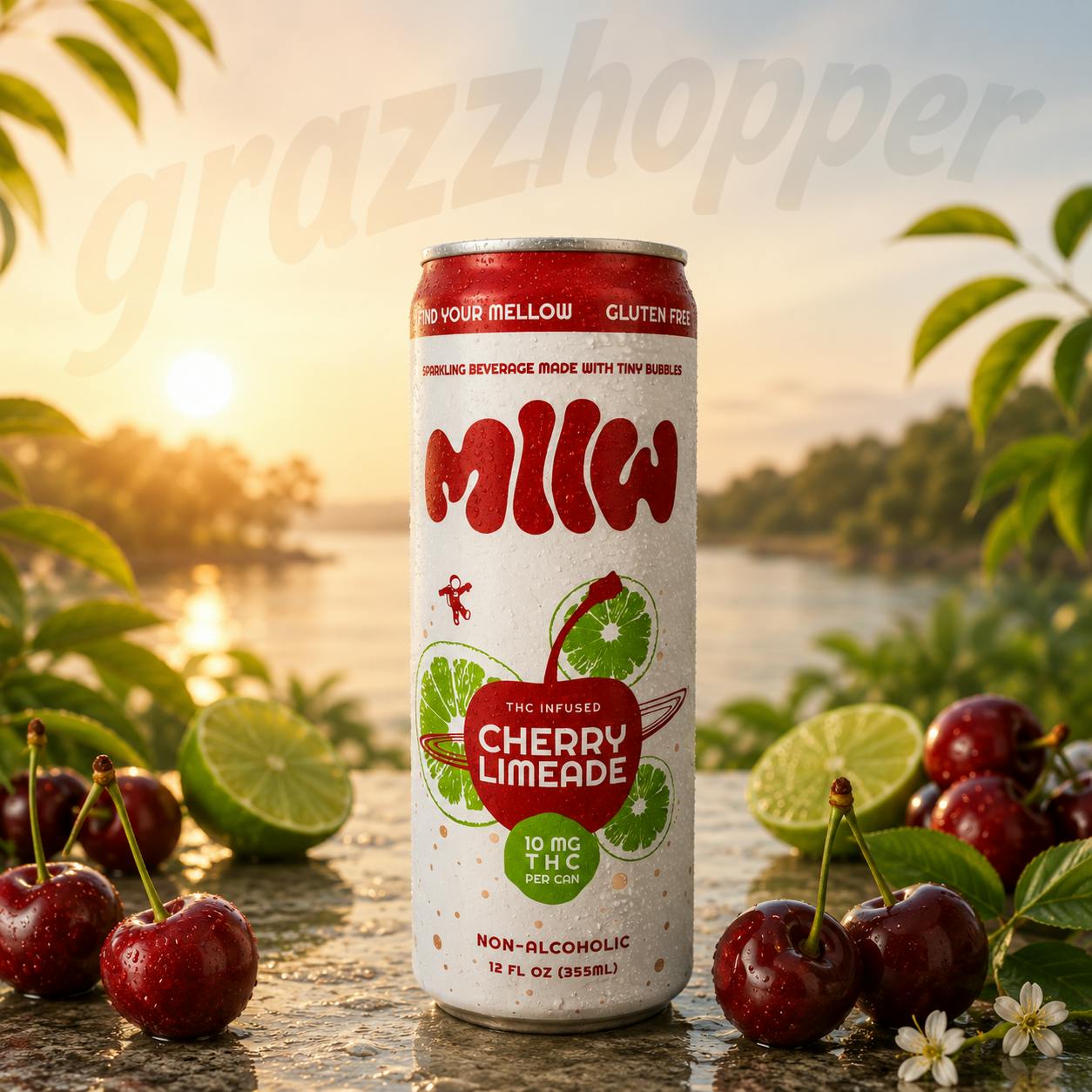 Mllw | Cherry Limeade at Grazzhopper