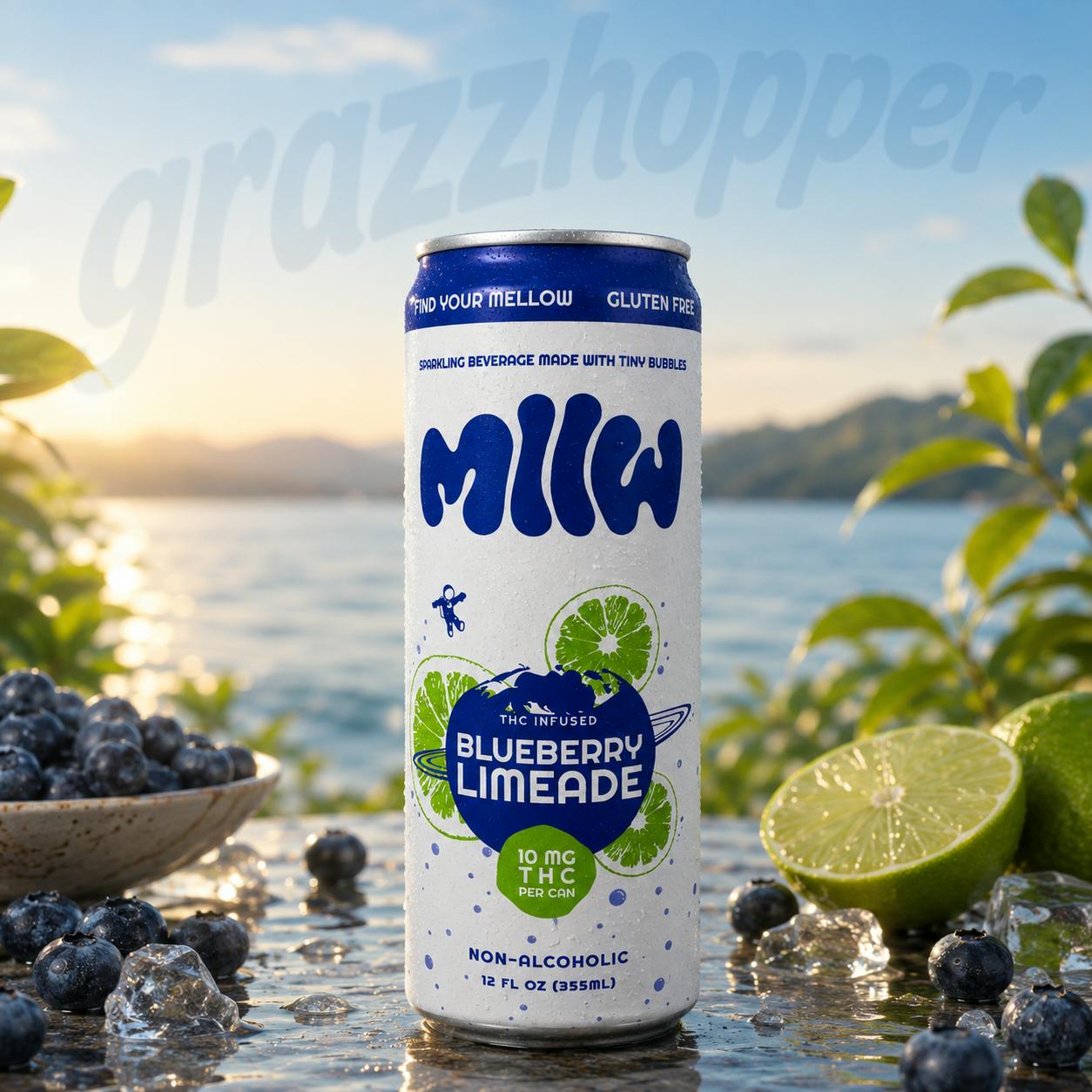 Mllw | Blueberry Limeade at Grazzhopper
