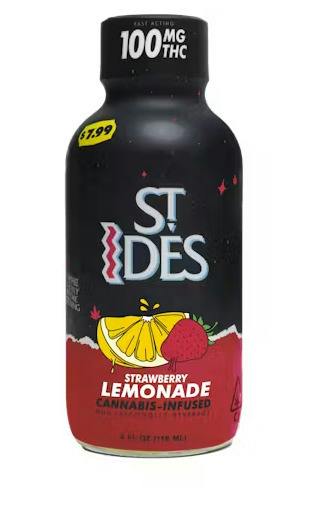 St. Ides | Strawberry Lemonade - 100mg Shot at Jungle Boys